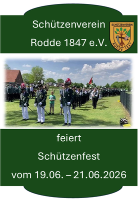 2026 - Schützenfest Flyer