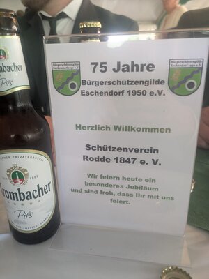 Kommers Eschendorf 75J - Abordnung