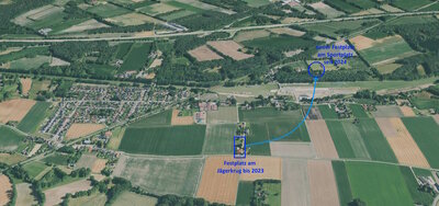 Bis 2023 am Jägerkrug, wird das Schützenfest seit 2024 am Sportplatz zur Helle gefeiert